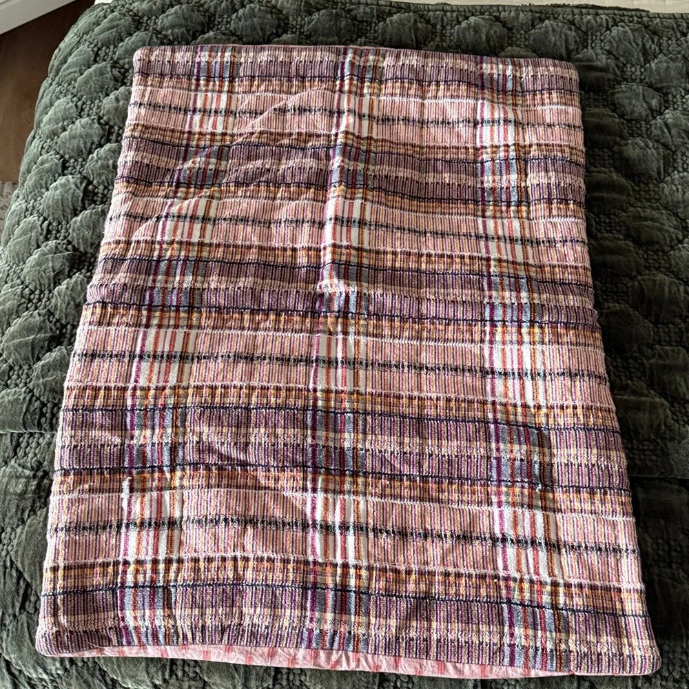 Crate&Barrel night pink, orange, black, white and Decorative Sham Standard size